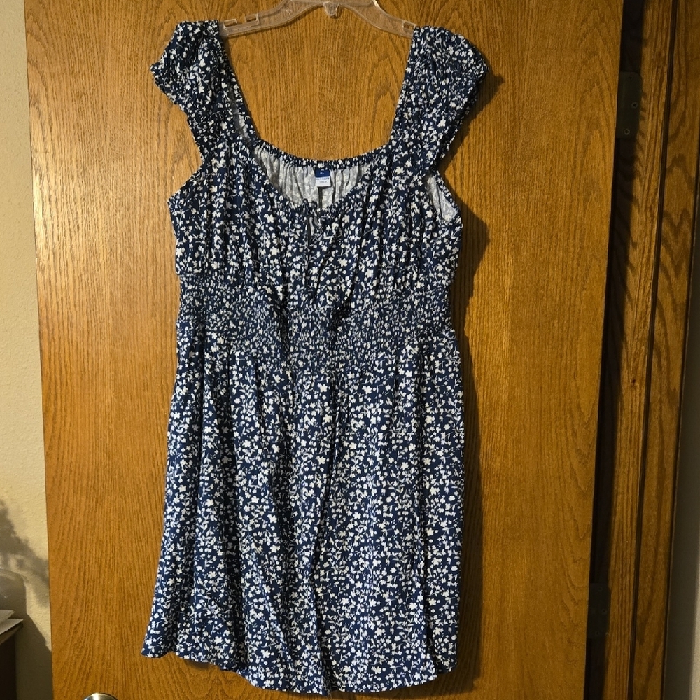 Floral Blue Dress